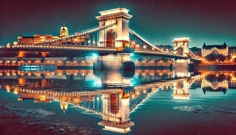 Nighttime Cycling on Budapest’s Illuminated Bridges: A Magical Evening Experience